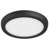 Nuvo Blink Pro 11W 7 in. LED Fixture - CCT Selectable - Round Shape - Black Finish - 120V 62/1711